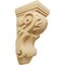 Ekena Millwork 4 1/2"W x 5"D x 10"H Medium Traditional Acanthus Corbel, Alder CORW04X05X10TAAL - alternate 1